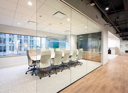 Long Conference Room Table and Chairs