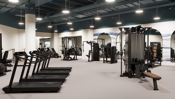 Fitness Equipment Rendering