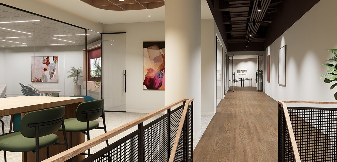 One Independence Center_Amenity Rendering