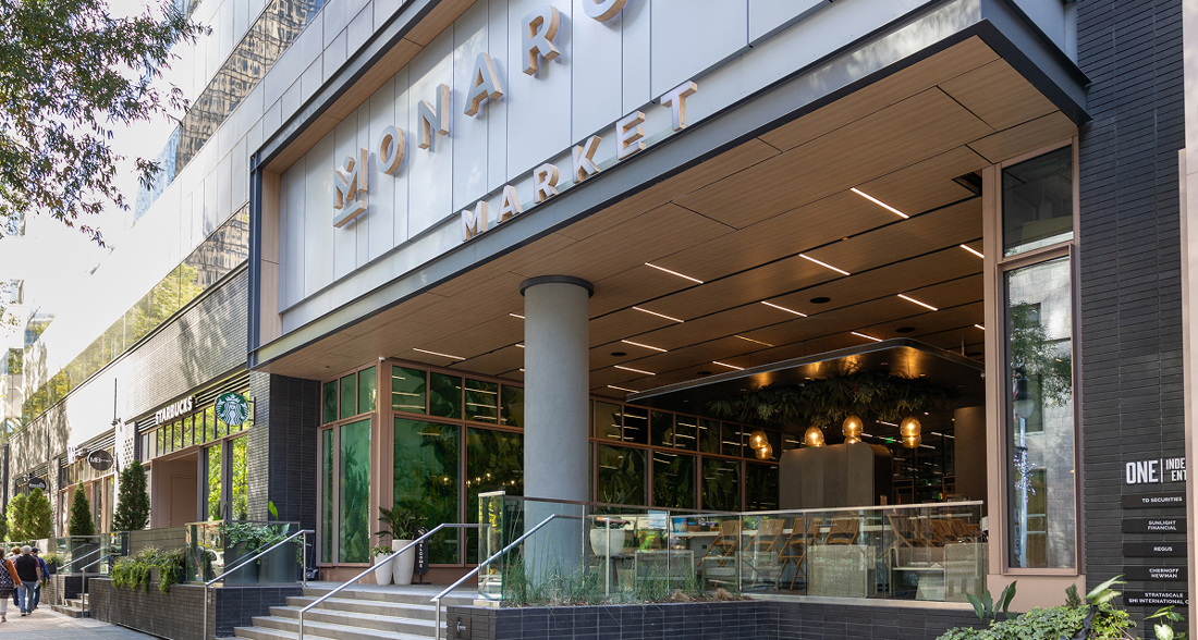 Monarch Market Tryon Entrance